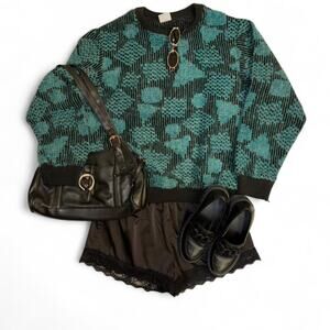 Insane vintage vtg retro 80s 90s preppy streetwear sweater